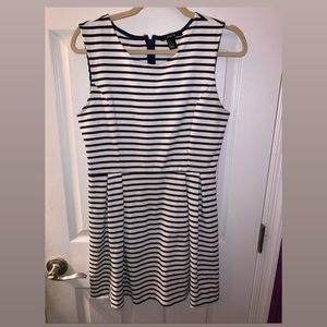 Black and White Stripes Dress